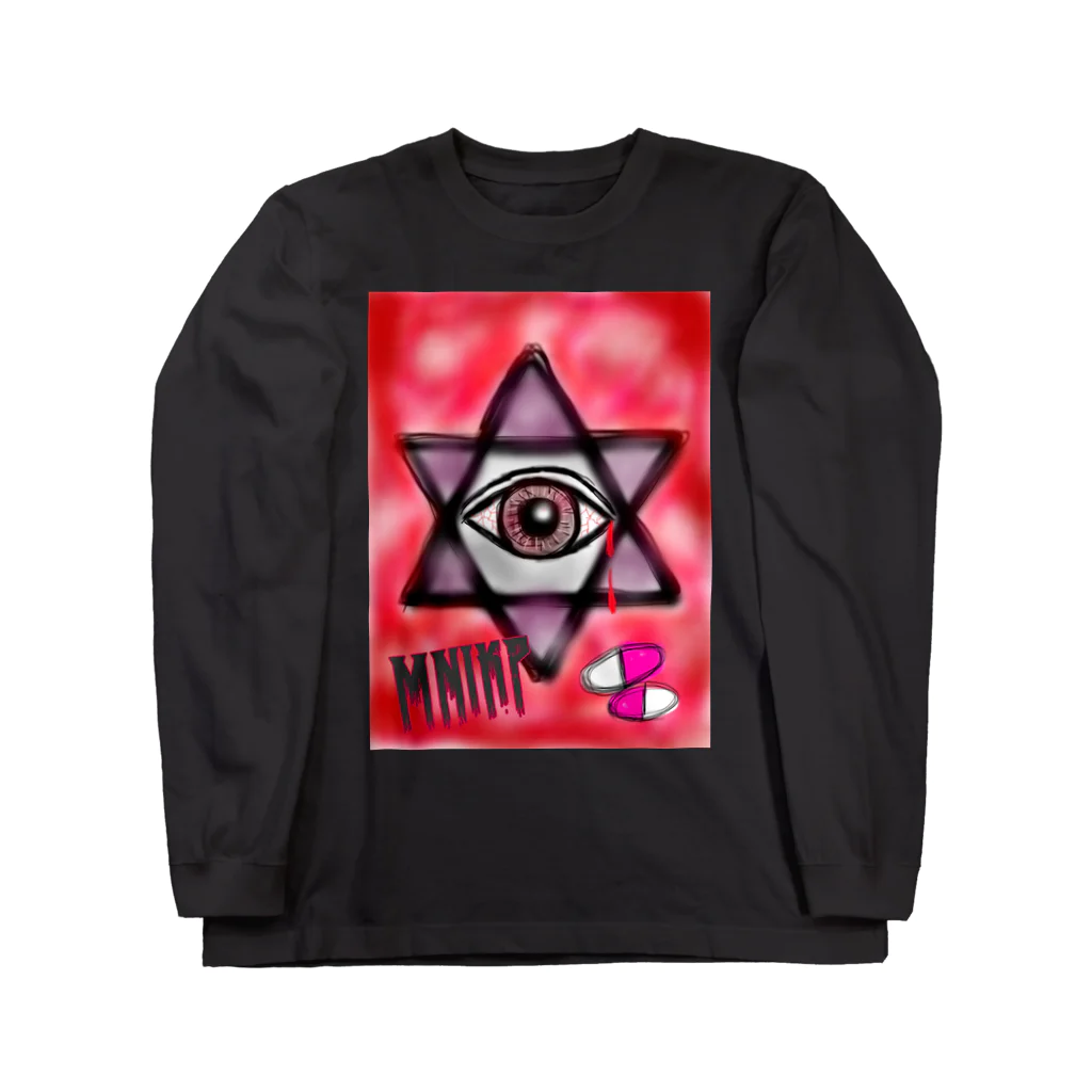 【MynameisK?】の【Suzuri限定】落書き六芒星ロンＴ Long Sleeve T-Shirt