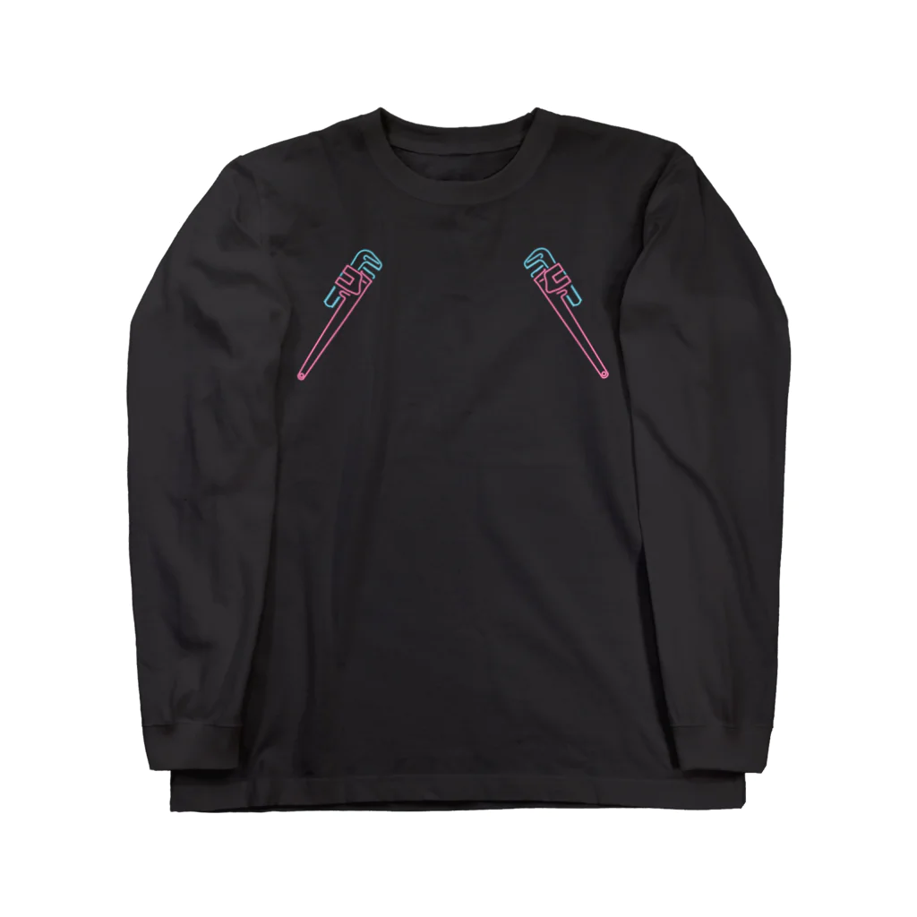 文化人のwrench(neon) Long Sleeve T-Shirt