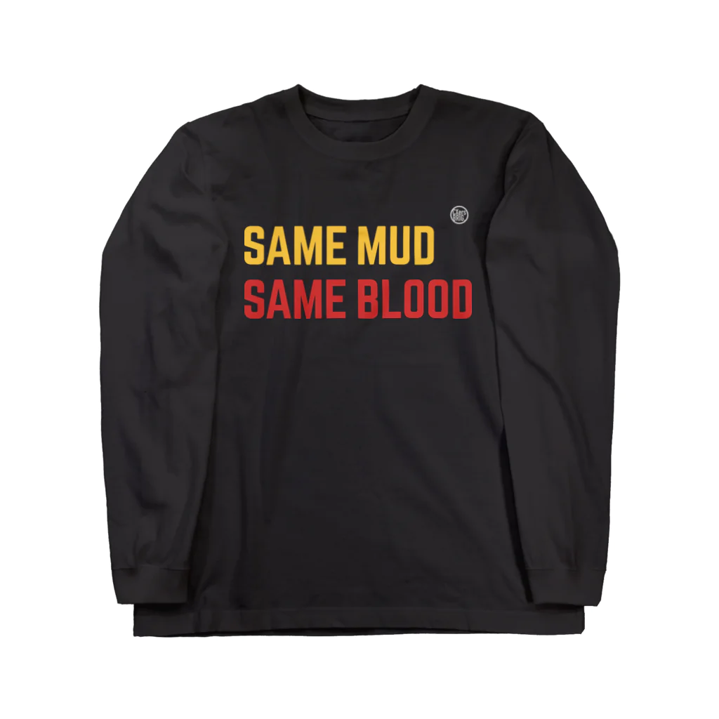 イヌとはしるの【CXers BRIG.】SAME MUD,SAME BLOOD  ロングスリーブTシャツ