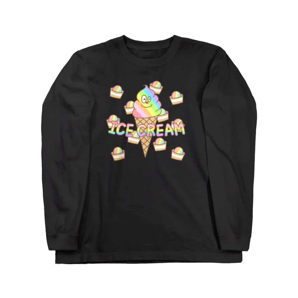 A-YANのアイスクリーム-YAN Long Sleeve T-Shirt