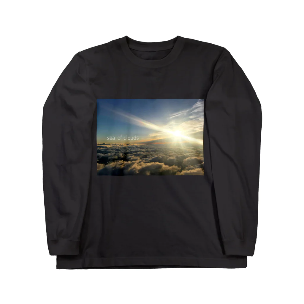 runoの雲海と朝日 Long Sleeve T-Shirt