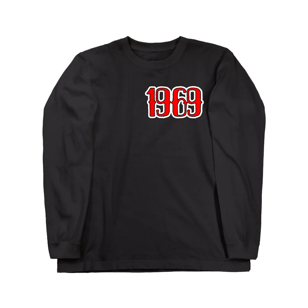 ★･  Number Tee Shop ≪Burngo≫･★ の【１９６９】 全14色 Long Sleeve T-Shirt