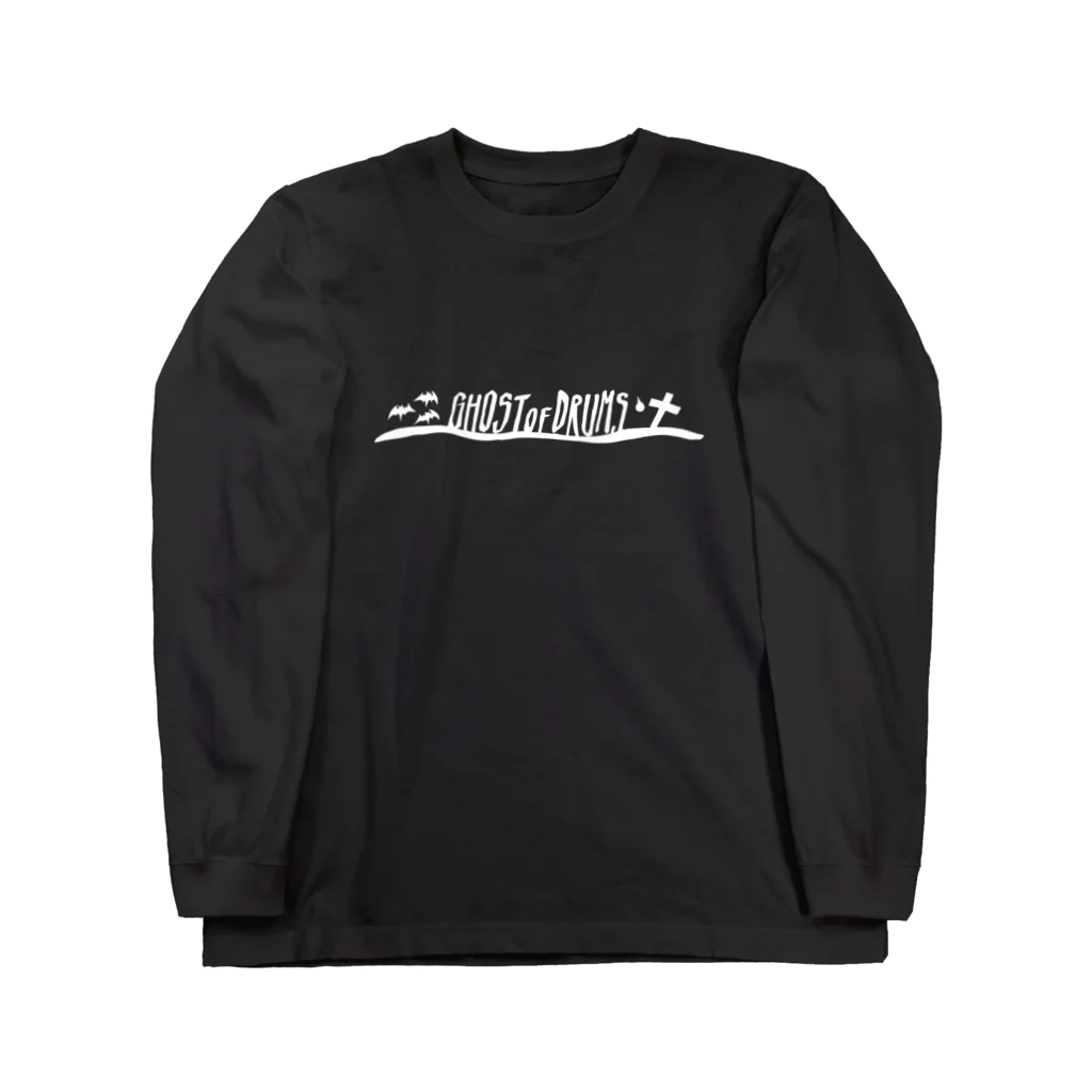 GHOSTOFDRUMSのGHOST REMAKE WHITE LOGO Long Sleeve T-Shirt