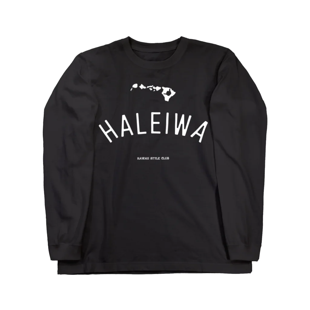 ハワイスタイルクラブのHALEIWA　WHT LOGO ロングスリーブTシャツ