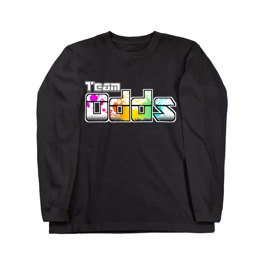 TeamOdds‐チームオッズ‐のTeamOdds ホワイトロゴマーク ロングスリーブTシャツ