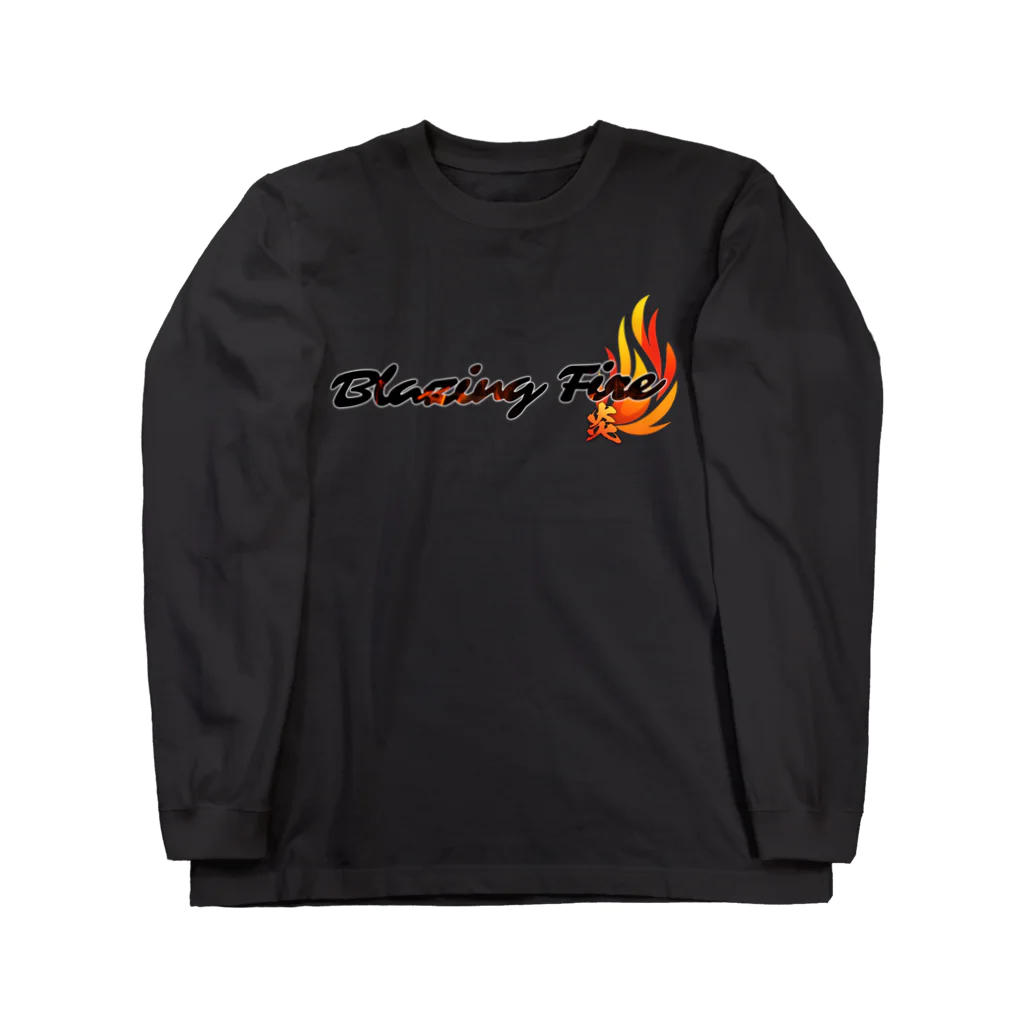 ArayashikI_Japanの炎-Blazing Fire-【濃色系アパレル】 Long Sleeve T-Shirt