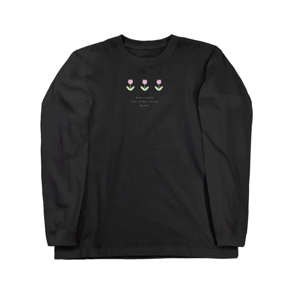 rilybiiの並んだチューリップ . Long Sleeve T-Shirt