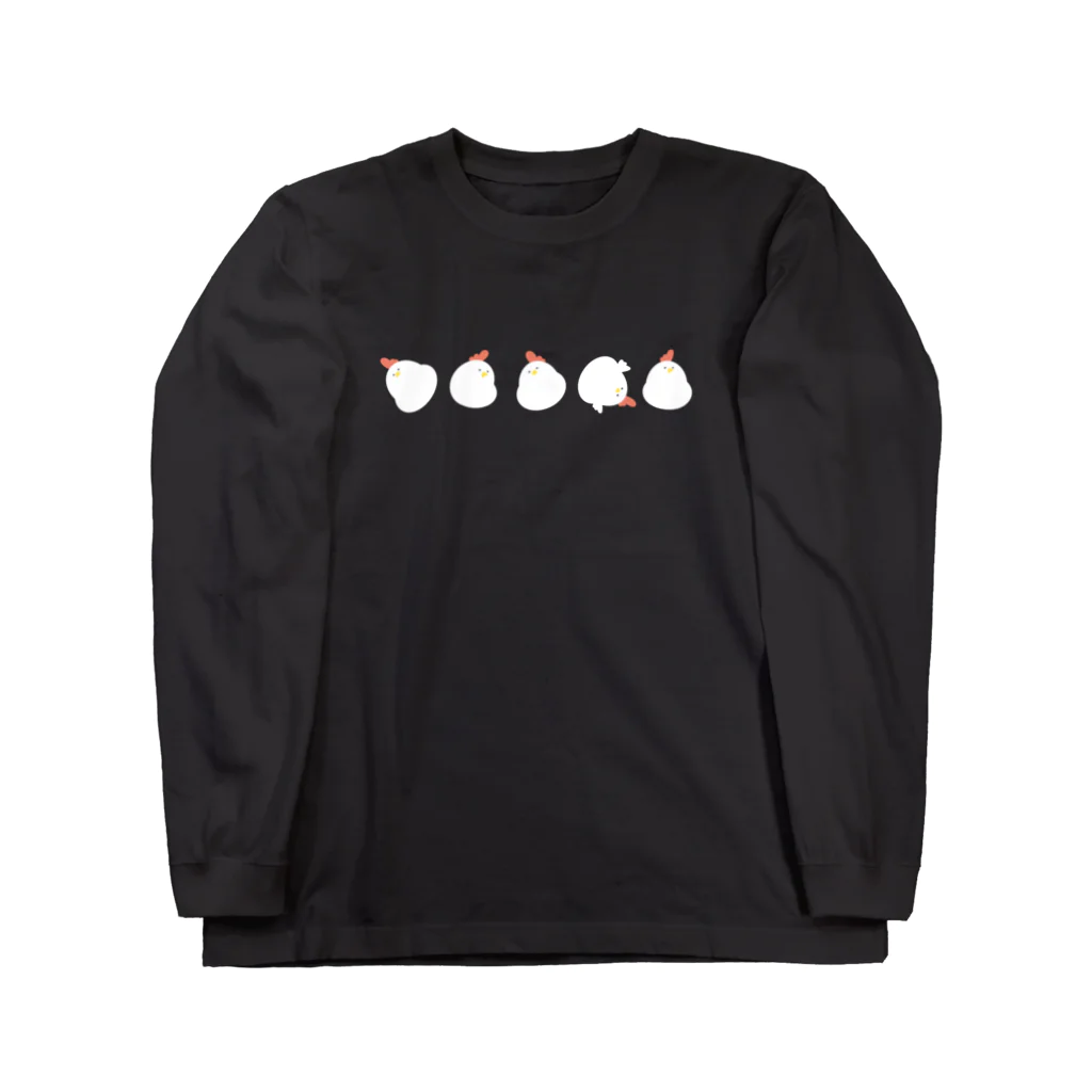 毎日でぶどり🐔🐤のコロコロでぶどり Long Sleeve T-Shirt