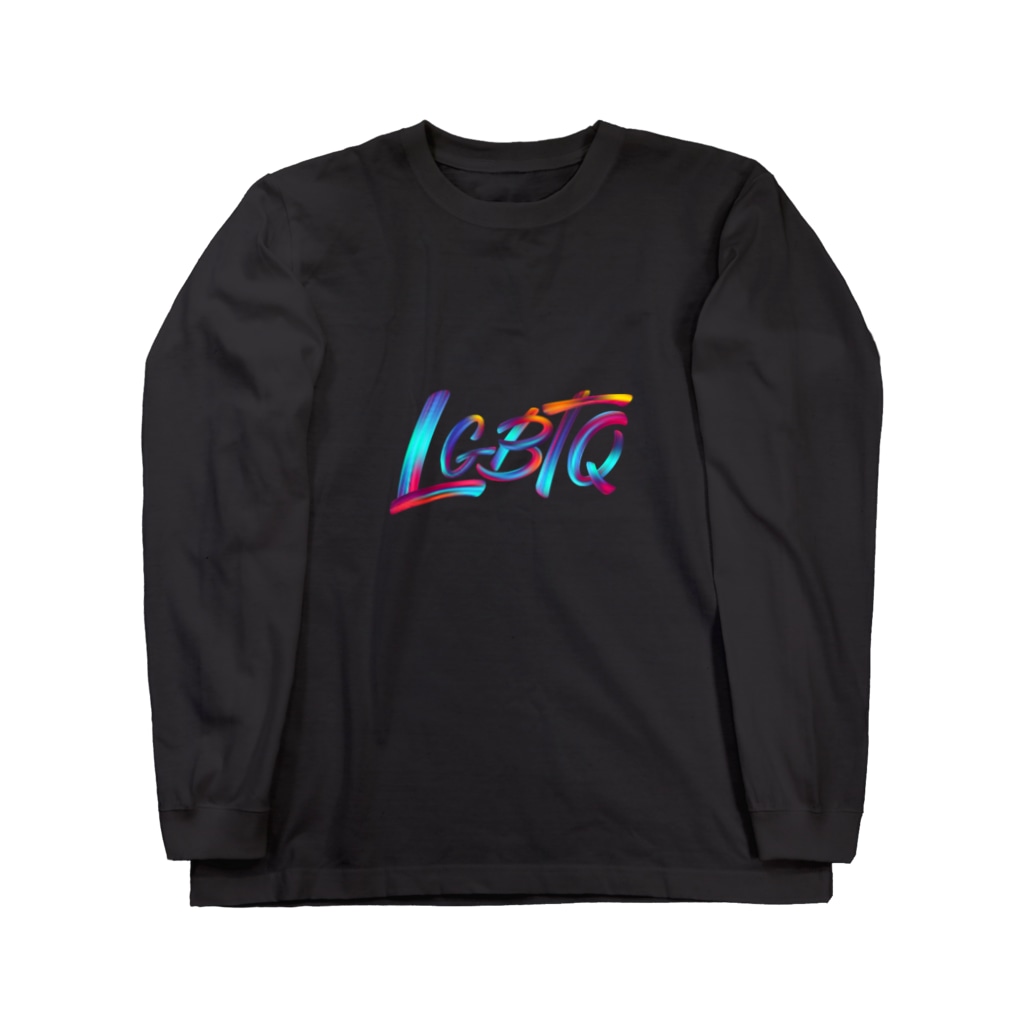 gay_lgbtのLGBTQロゴ Long Sleeve T-Shirt