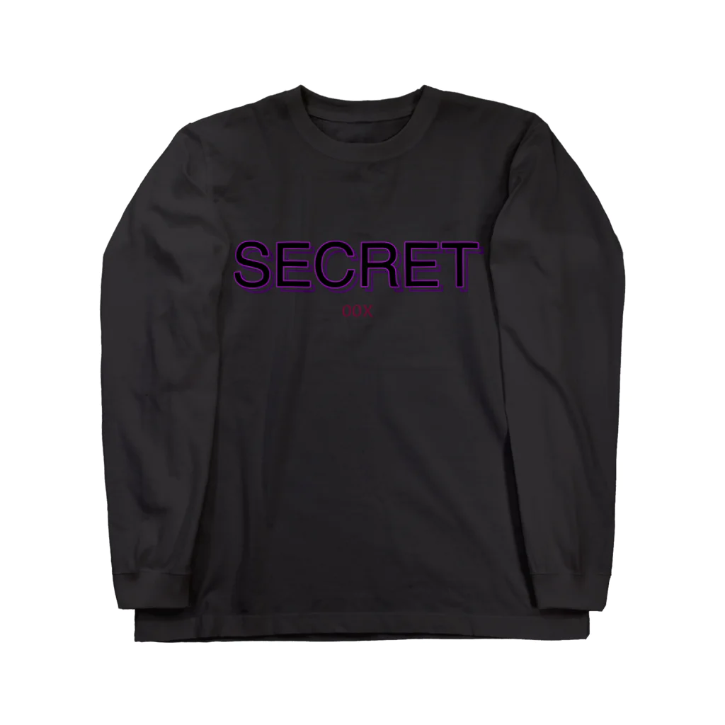 secret00Xのneon purple ロングスリーブTシャツ