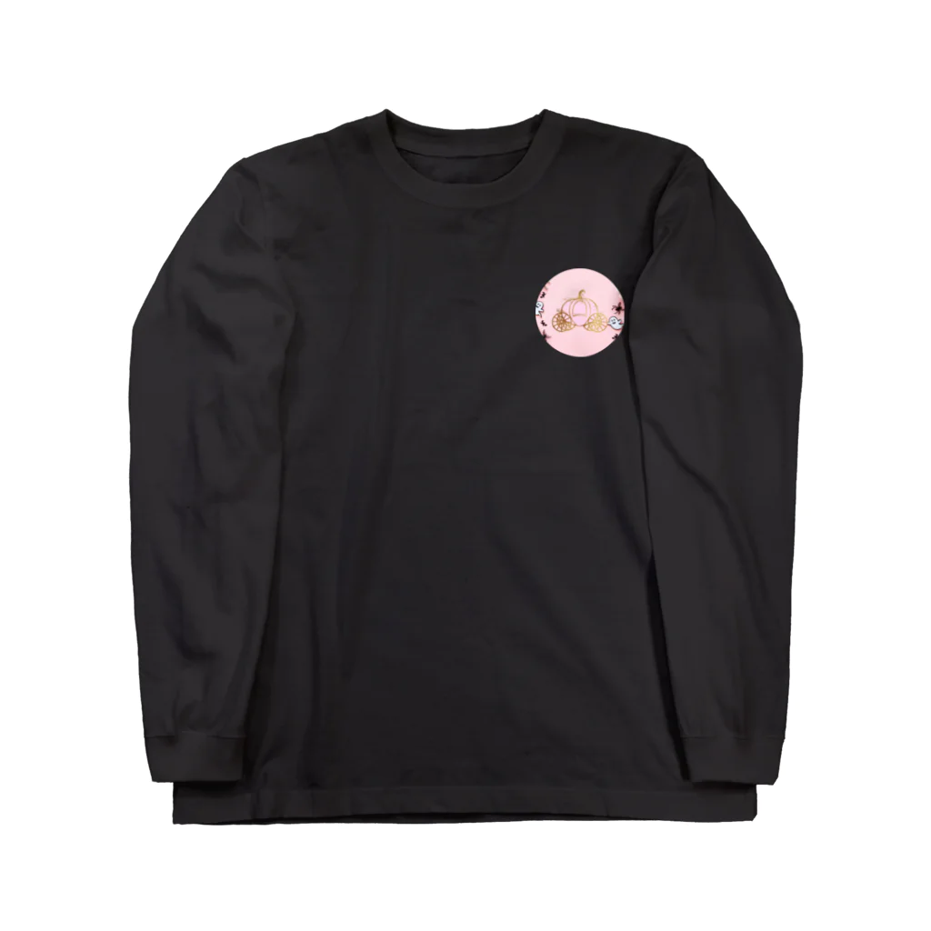 nene-cocoのピンクの馬車 Long Sleeve T-Shirt