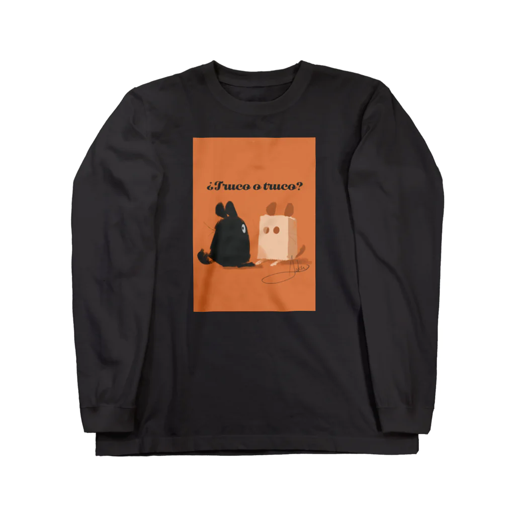 Líneas de aska “Askaの紙上絵”の¿Truco o truco? Long Sleeve T-Shirt