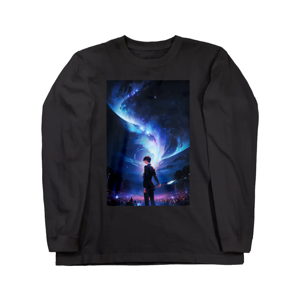 卯月なのかのStarlight Journey 〜悠久の星あかりの旅〜　No.2「星絵師」 ロングスリーブTシャツ