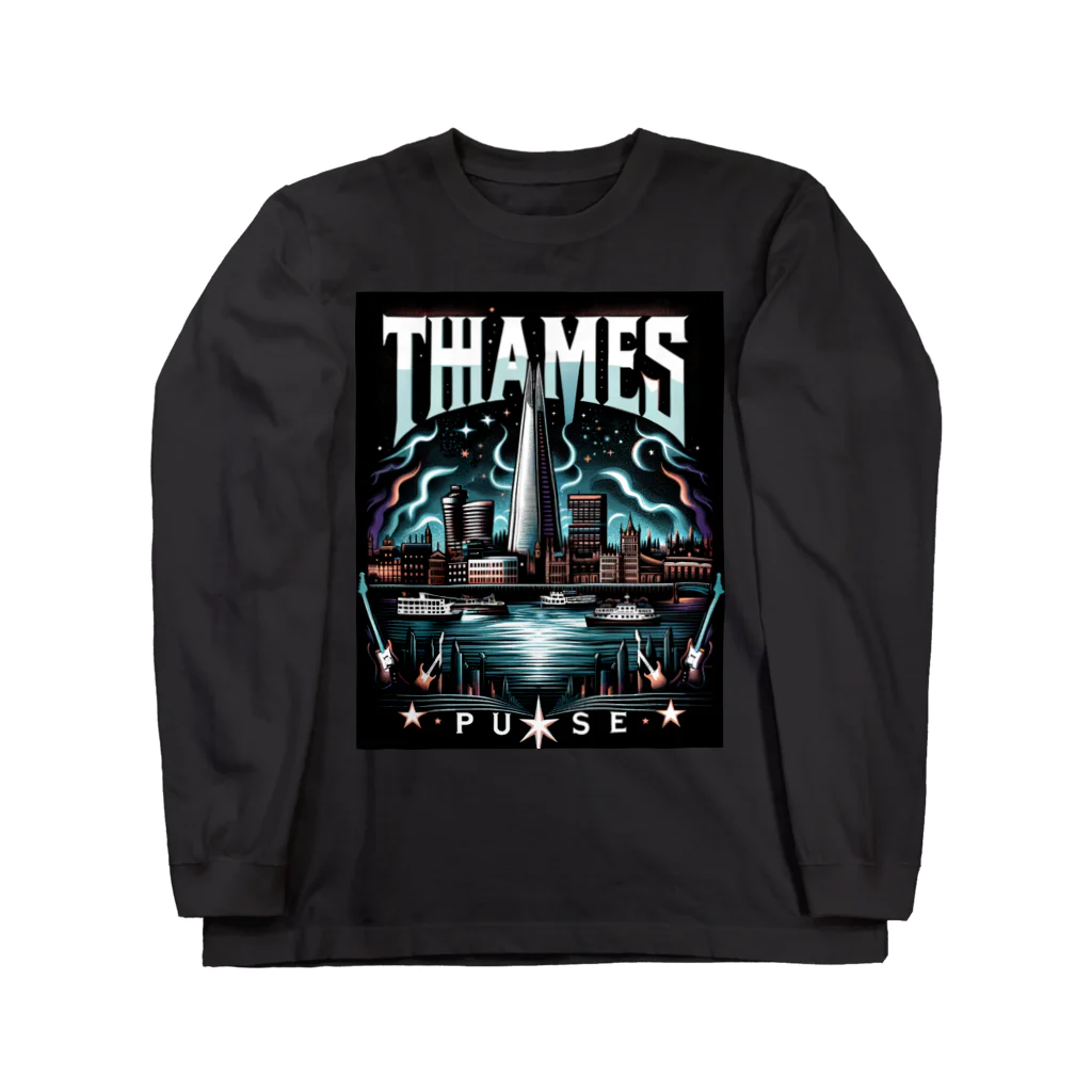 FAKE ARTIST ～架空アーティストグッズ～のThames Pulse ロングスリーブTシャツ