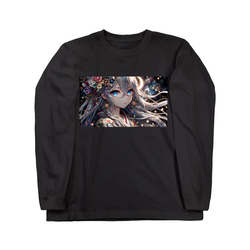 Sesilionの月下の神秘的な夜 Long Sleeve T-Shirt