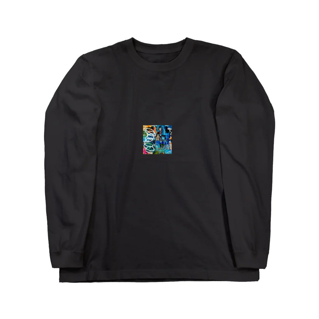 love and peace and alien spaceのヒップホップ　モダン Long Sleeve T-Shirt