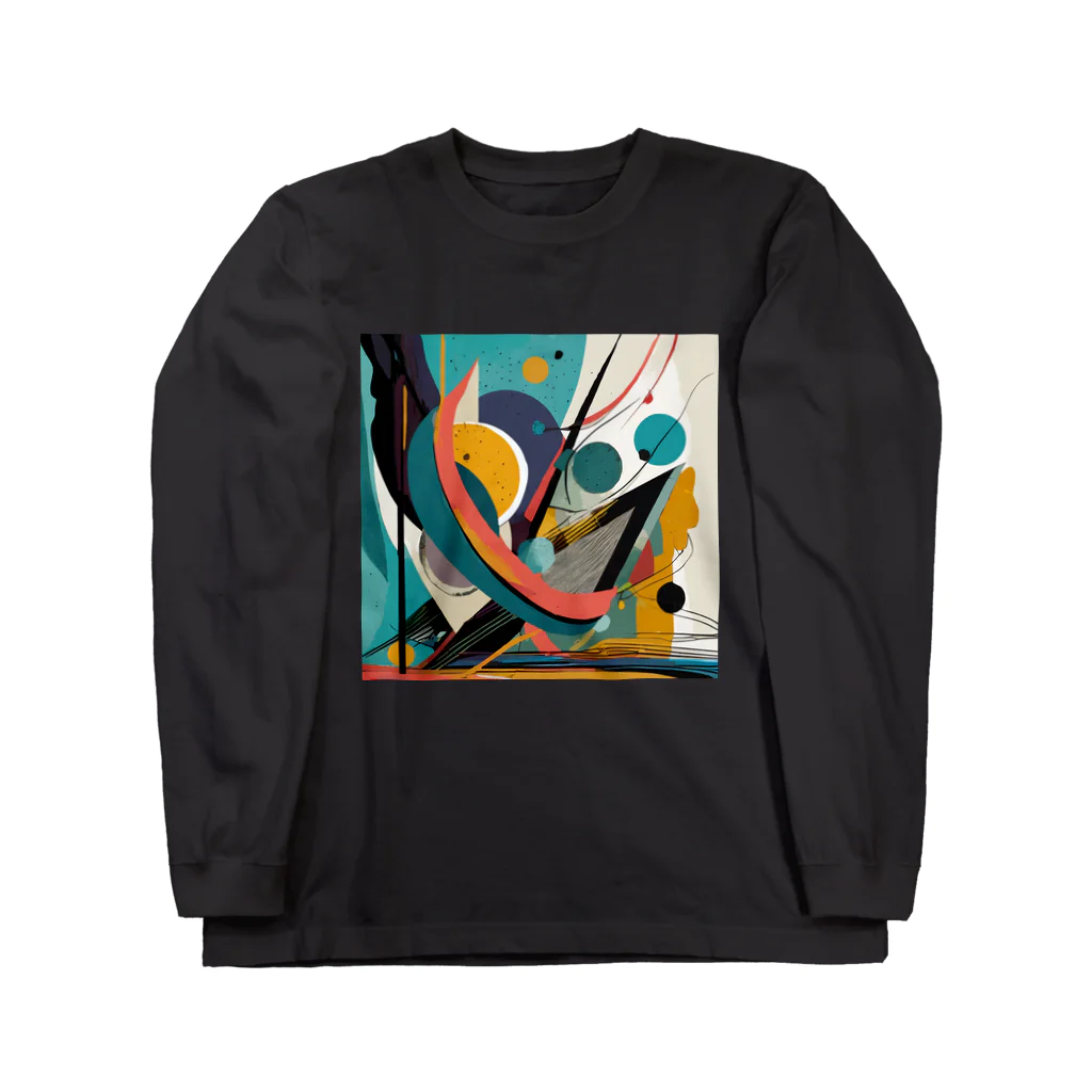 のんびりアート工房のガラクタアート風 Long Sleeve T-Shirt