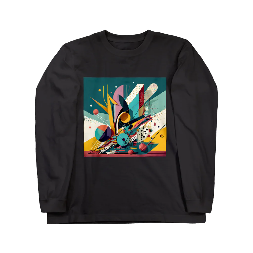 のんびりアート工房のガラクタアート Long Sleeve T-Shirt