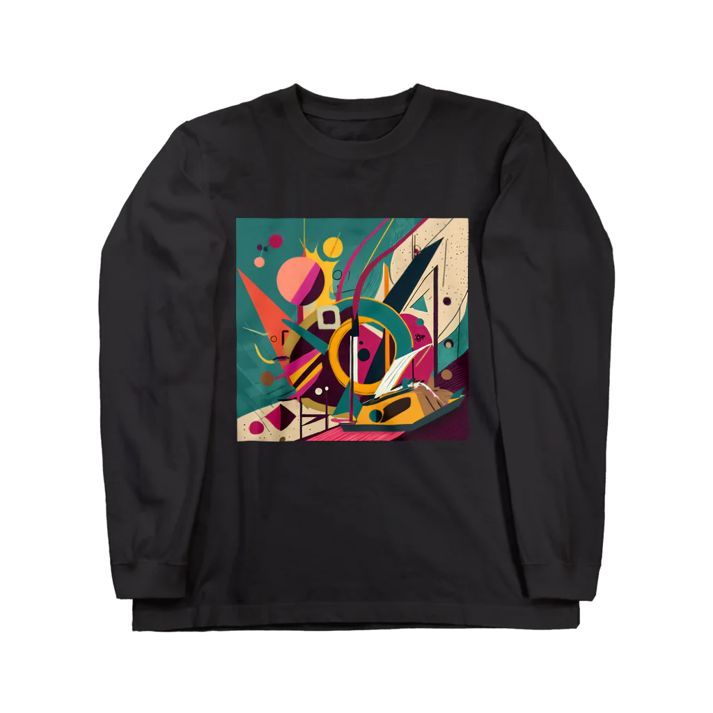 のんびりアート工房のガラクタアート Long Sleeve T-Shirt