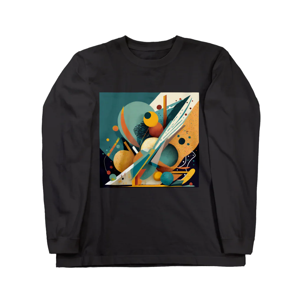 のんびりアート工房のガラクタアート Long Sleeve T-Shirt