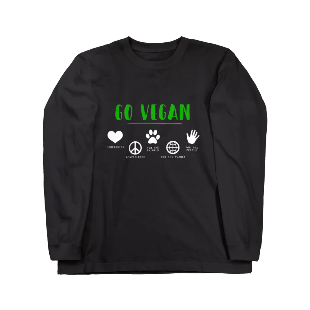 GO VEGANのGO VEGAN - ロンT B Long Sleeve T-Shirt