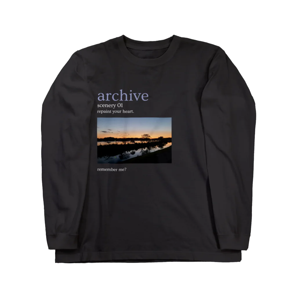 7s_archiveAP_officialのArchive「scenery 01」 ロングスリーブTシャツ