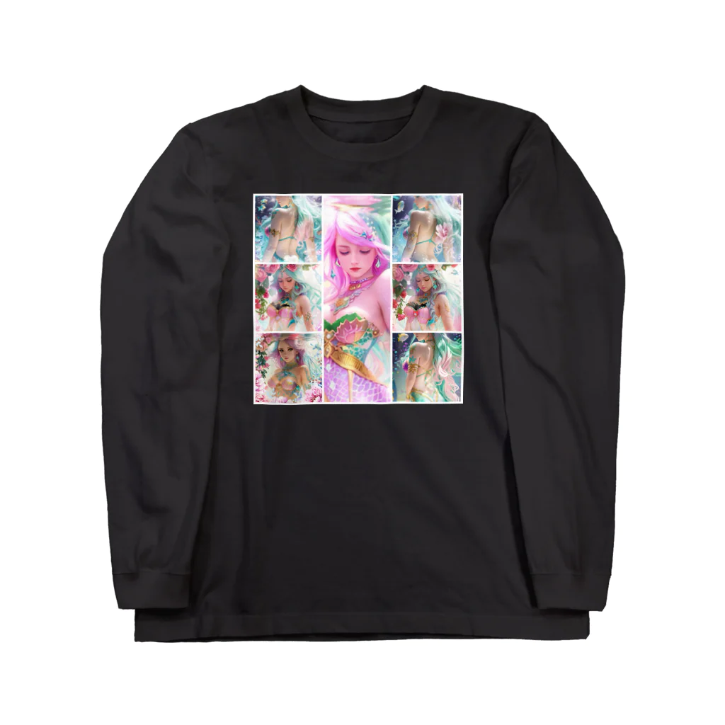 💖宇宙整体♪🌈♪こころからだチャンネル♪💖のhealing move  mermaid REINA Long Sleeve T-Shirt