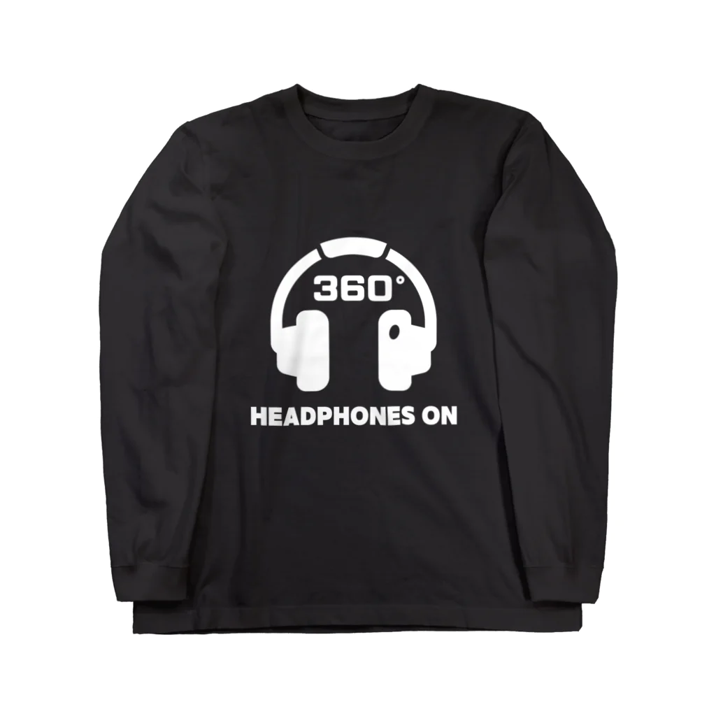 バイノーラル購買部のHEADPHONES ONグッズ Long Sleeve T-Shirt