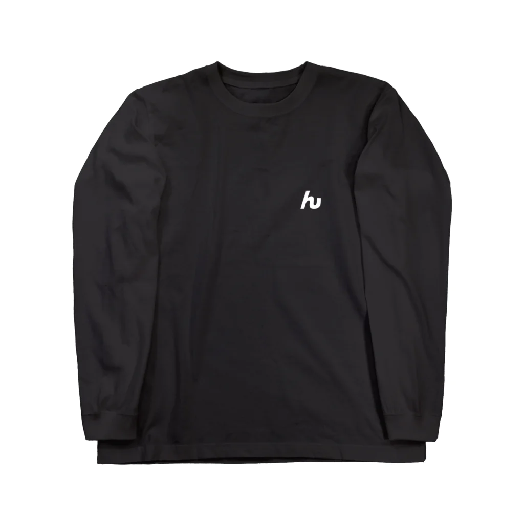 npanpaのんぱんぱ　「ん」ロングスリーブTシャツ　(ロゴ白) Long Sleeve T-Shirt