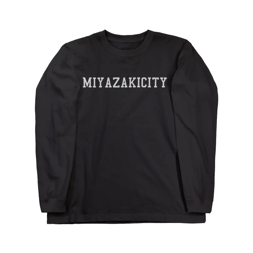 K-USHのMiyazakicity white ロングスリーブTシャツ