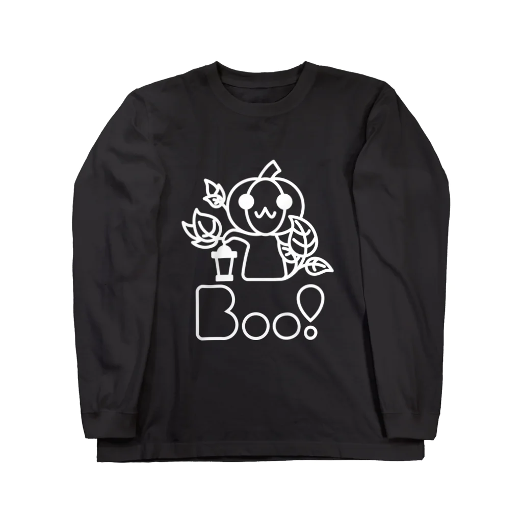 Boo!のBoo!(ジャックオーランタン) Long Sleeve T-Shirt