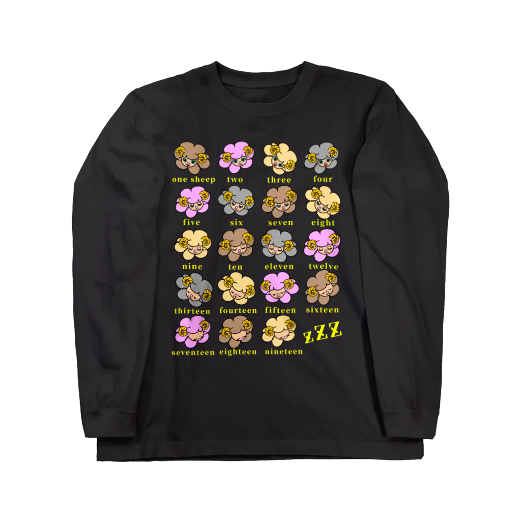 momolove の羊がいっぱい Long Sleeve T-Shirt