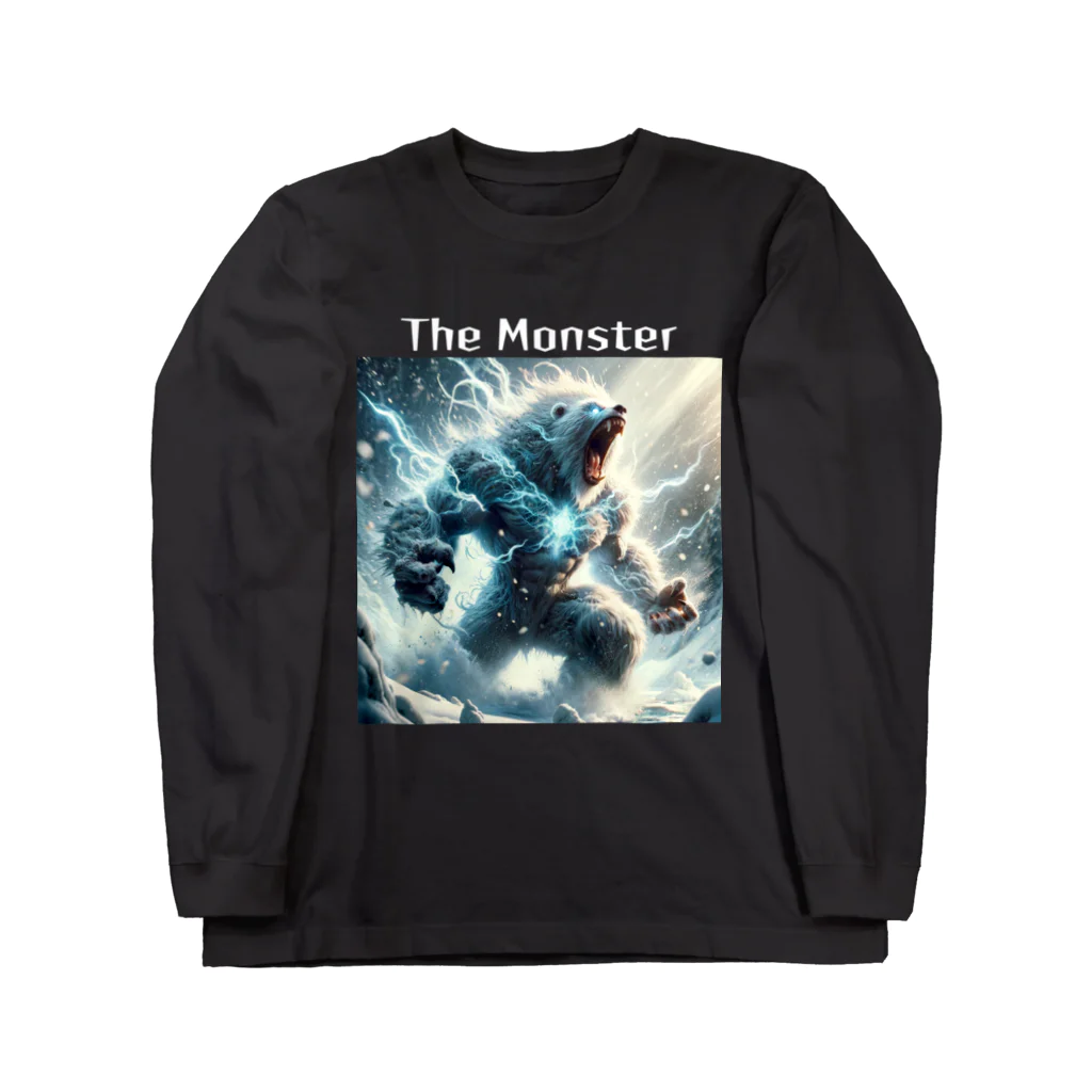 Monster PanicのMonsterシロクマ ロングスリーブTシャツ