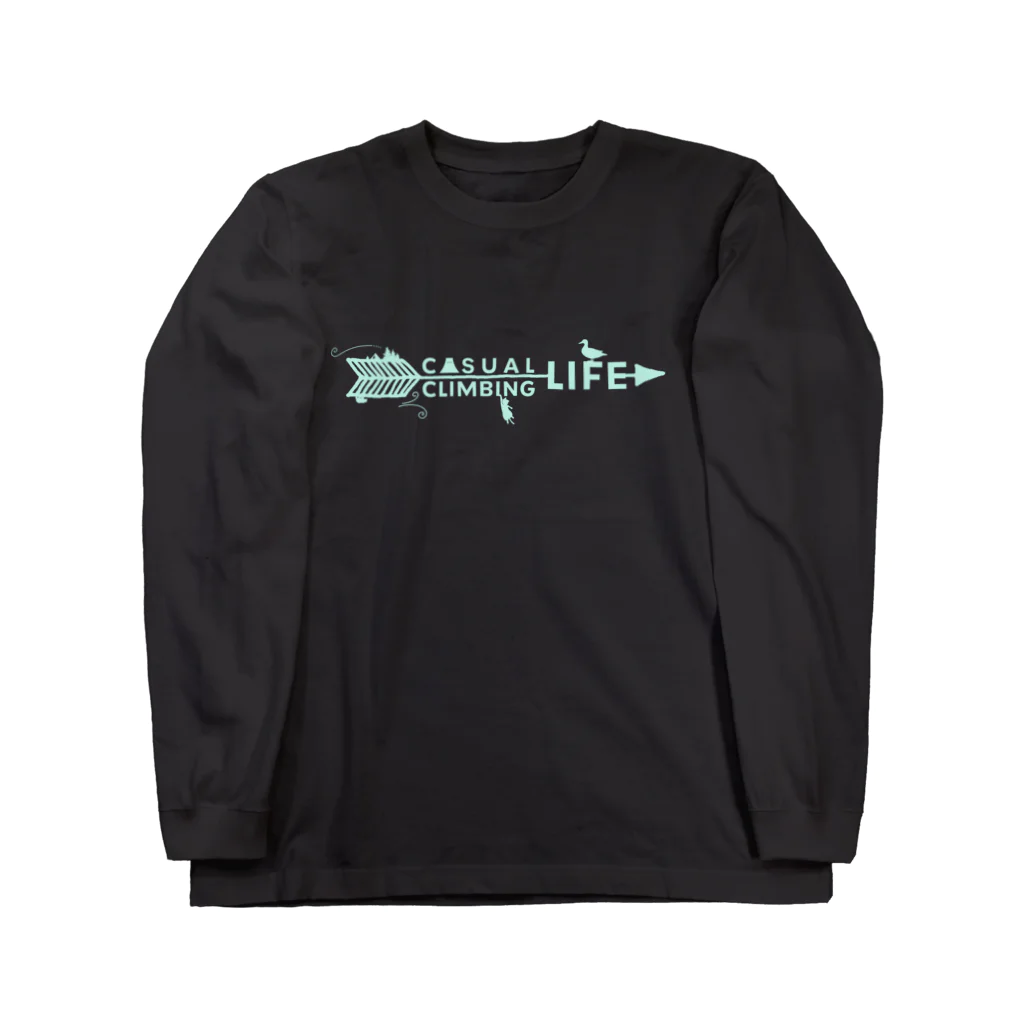 カジュアルクラミングショップのカジクラロゴT Long Sleeve T-Shirt