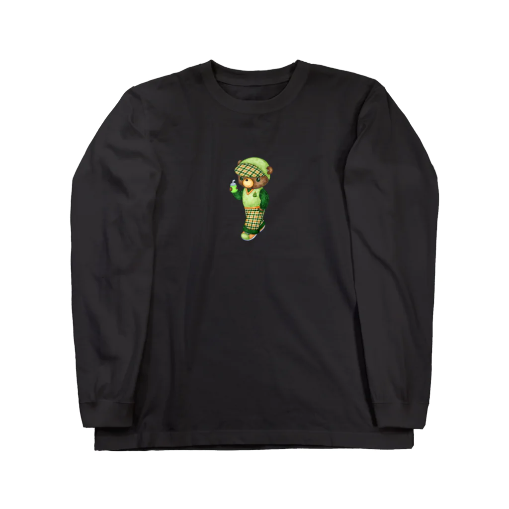 satoayaのアニマルカフェのフルーツファッション　ラフランス Long Sleeve T-Shirt