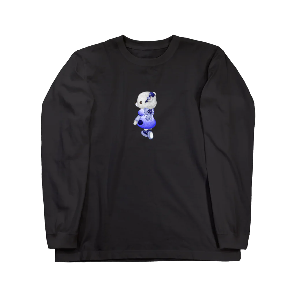 satoayaのアニマルカフェのフルーツファッション　ブルーベリー Long Sleeve T-Shirt