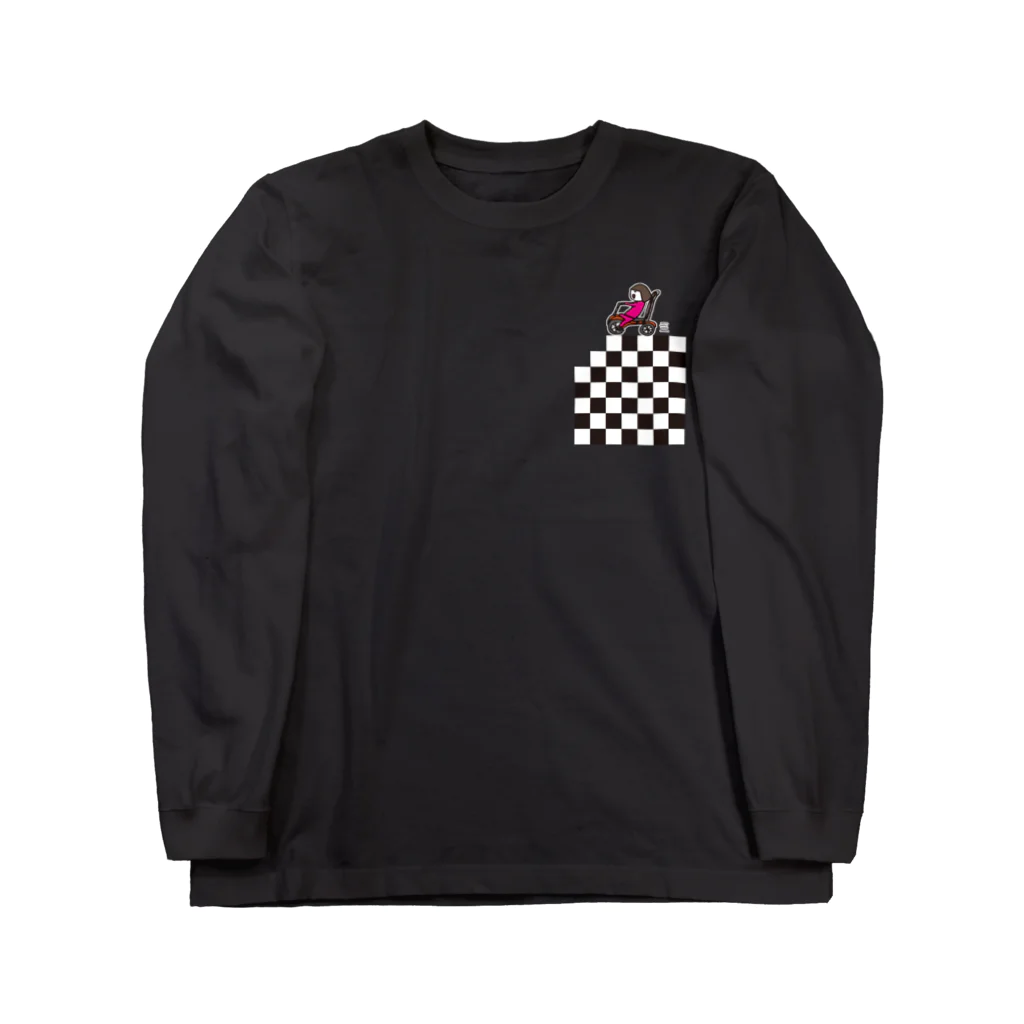 HIHIのバイカー（濃いシャツ用） Long Sleeve T-Shirt