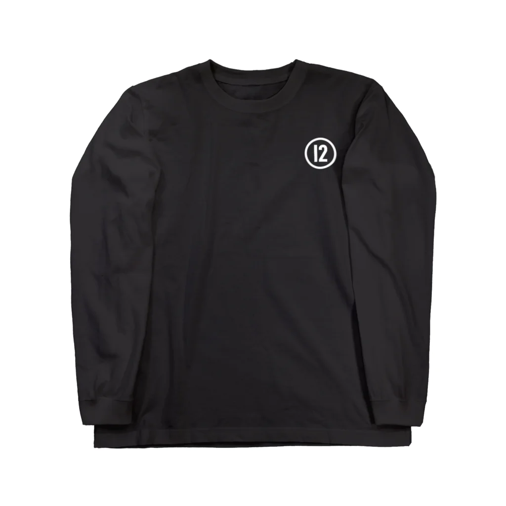 12/twelveの12 circle / dark color Long Sleeve T-Shirt