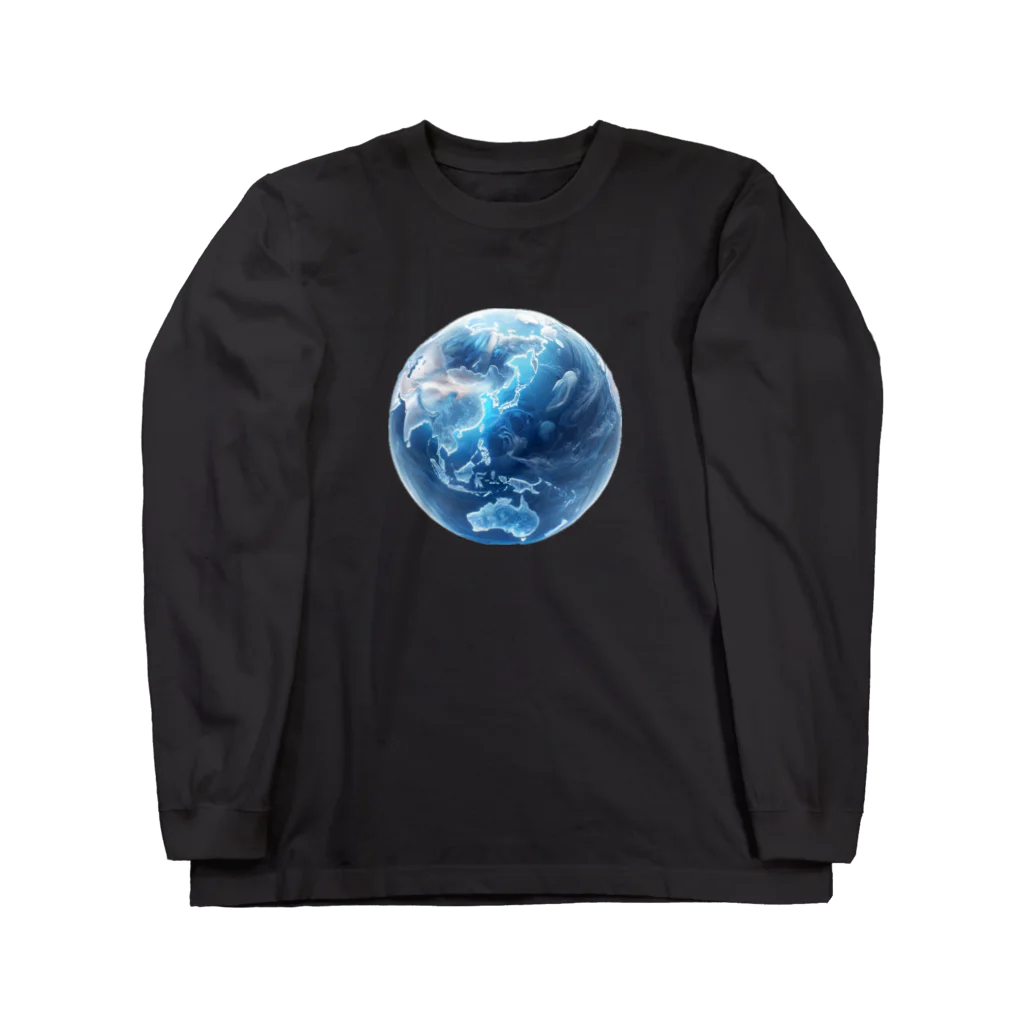 Ryoukaの地球_ガラス玉 Long Sleeve T-Shirt