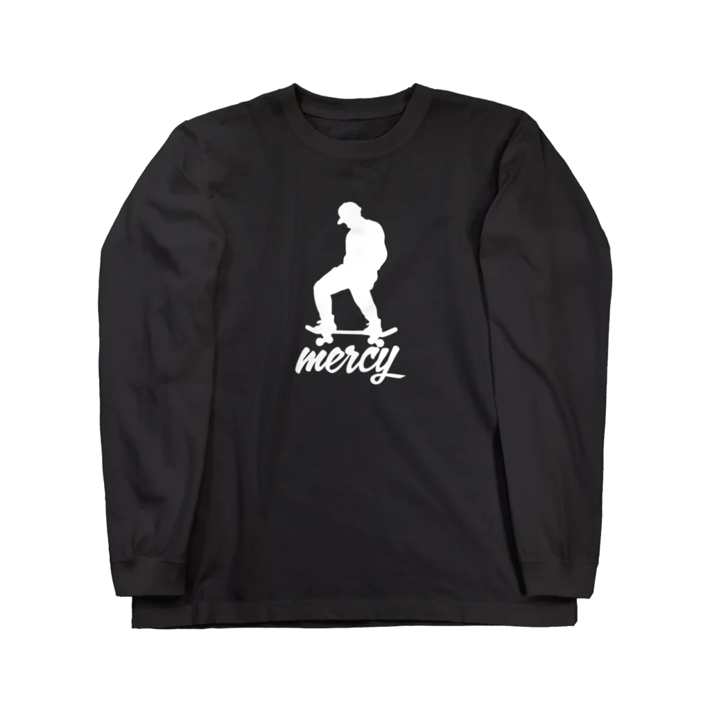 MERCYのmarcy B-1 白×白 Long Sleeve T-Shirt