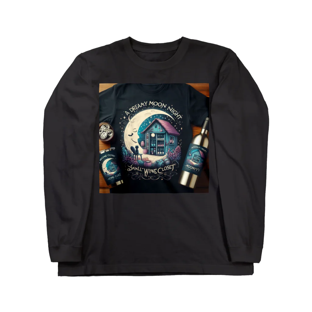 MOONY'S Wine ClosetのA Dreamy moon night Long Sleeve T-Shirt