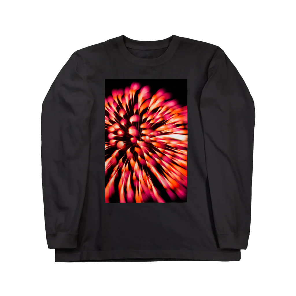 つむぎのHANABI 1 ロングスリーブTシャツ