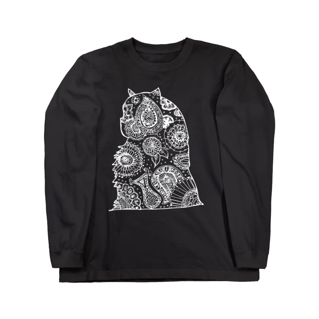 にゃんだら屋のFUKAFUKACAT03 Long Sleeve T-Shirt