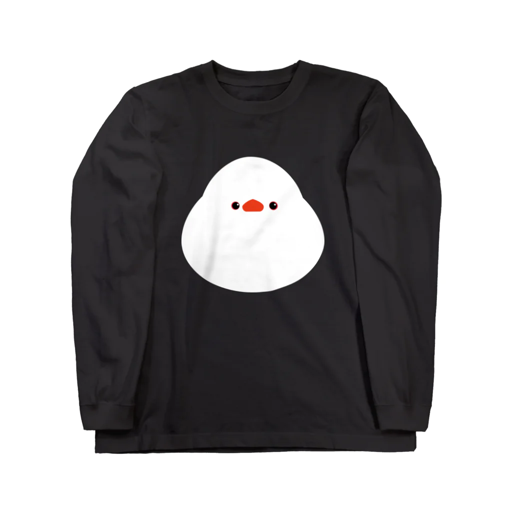 Boo!の文鳥 ロングスリーブTシャツ