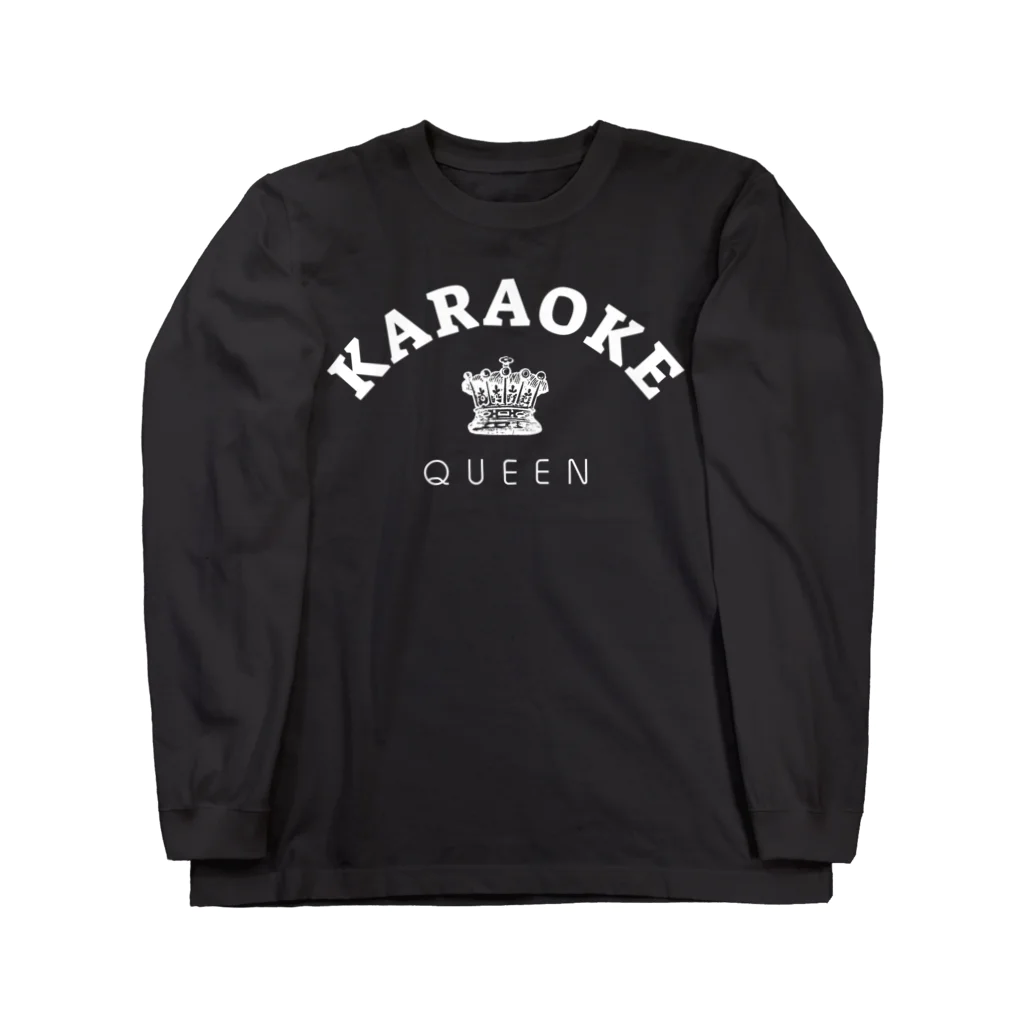 chataro123のKaraoke Queen ロングスリーブTシャツ