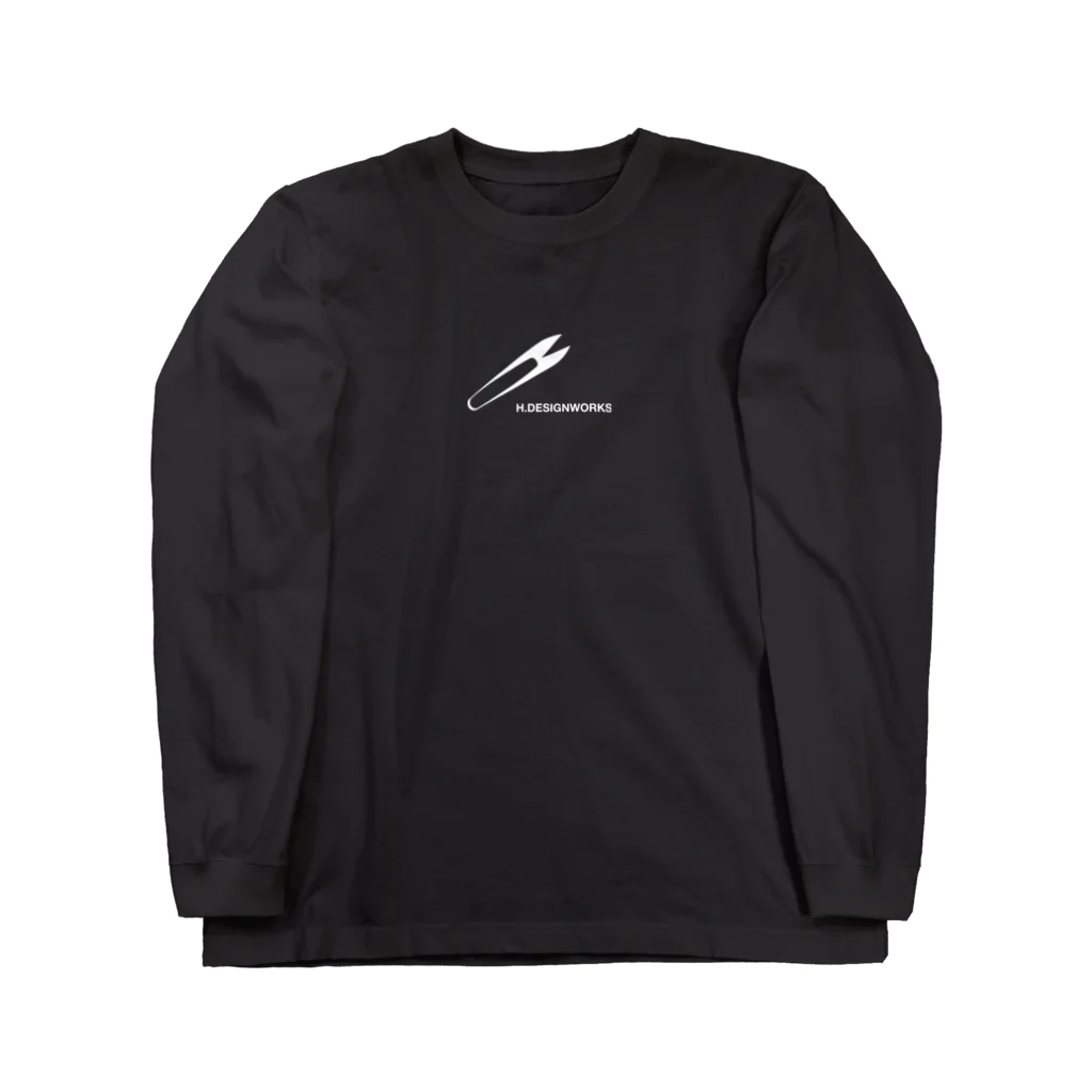 HDWの和鋏シロ Long Sleeve T-Shirt