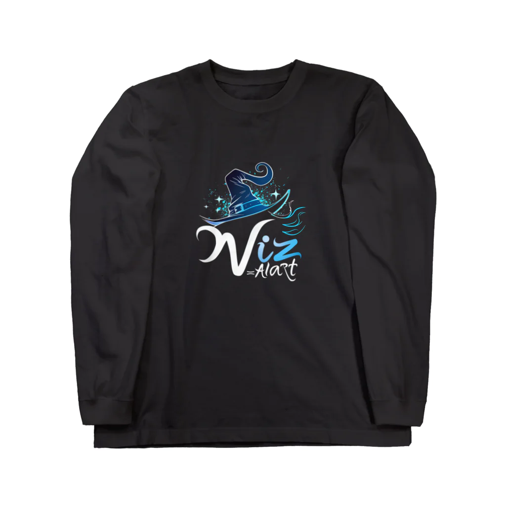 Wiz_AIartのWiz AIArt ロゴ Long Sleeve T-Shirt