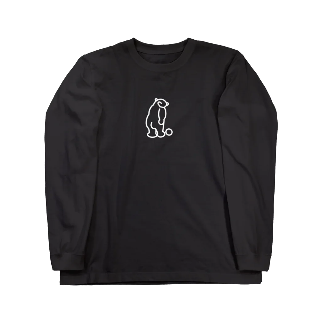 grandeviolaDESIGNの熊！ホワイトバージョン！ Long Sleeve T-Shirt