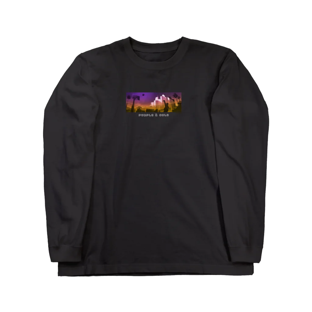 両面黒ロングTシャツ / クーズ男 Purple&Gold ( kuzo623 )の 両面黒ロングTシャツ / クーズ男 Purple&Gold ( kuzo623 )の