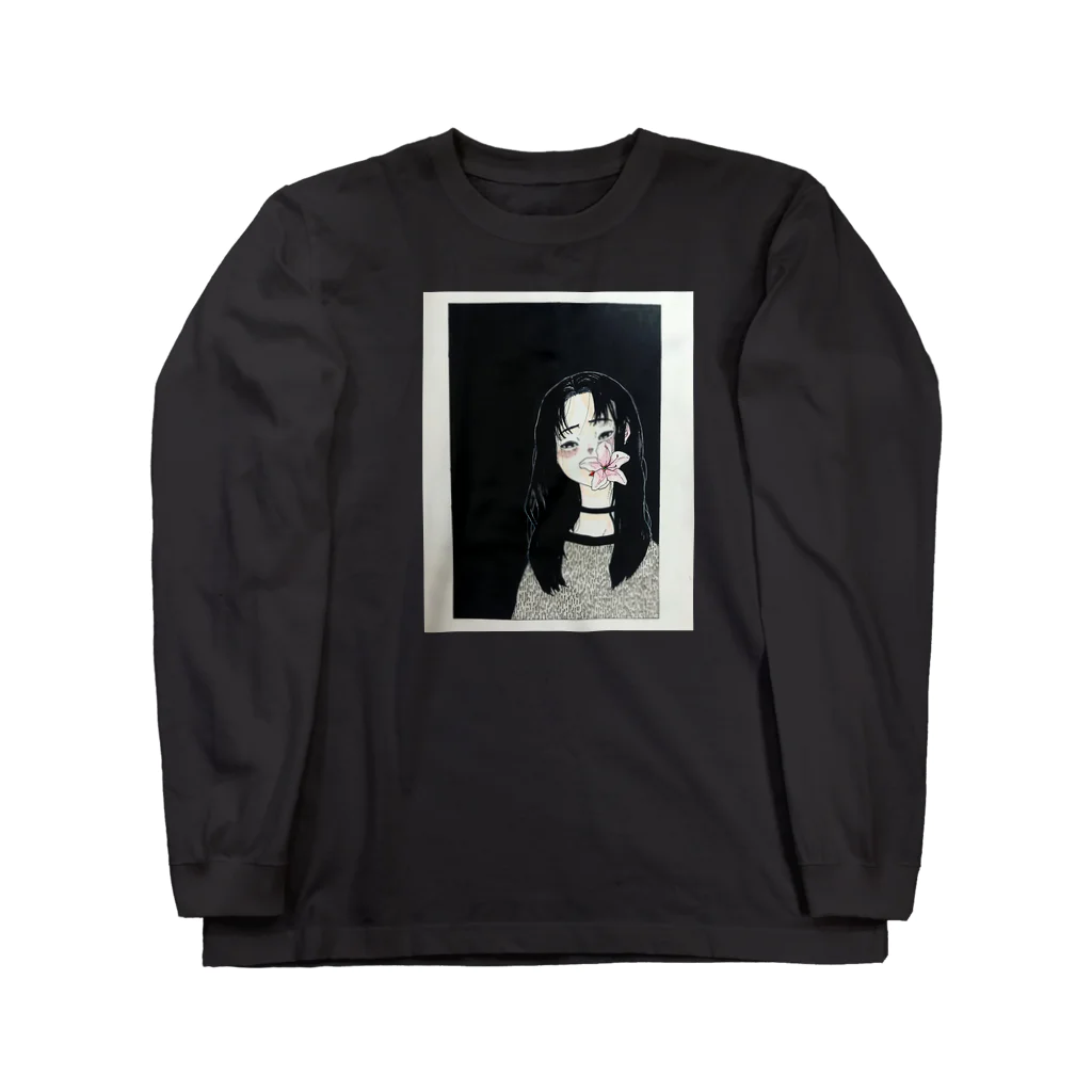 ambo_atsushiの花と女の子 Long Sleeve T-Shirt